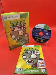 Microsoft Xbox 360 Plants vs. Zombies Complete w/ Manual Tested Works - Picture 1 of 2