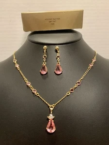 Schönes Avon Vintage Holiday Glitzer Rose Geschenkset - Bild 1 von 6