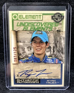 Ryan Truex 2009 Press Pass Wheels Racing Undiscovered Elements Autograph #87/125 - Picture 1 of 2