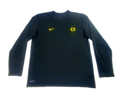Nike Oregon Ducks Elite Training Shirt Women's Size Large Black Long Long Sleeve - Image 1 of 4