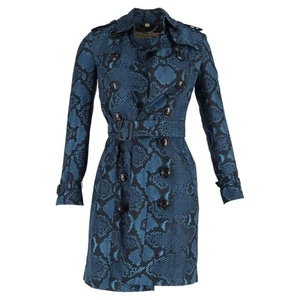 Burberry The Sandringham Python Print Trench Coat In Print Silk Women Mu UK - Bild 1 von 6