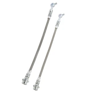 ⁺2pcs Front Stainless Steel Brake Line Set For Maverick 1988‑1997 - Picture 1 of 22