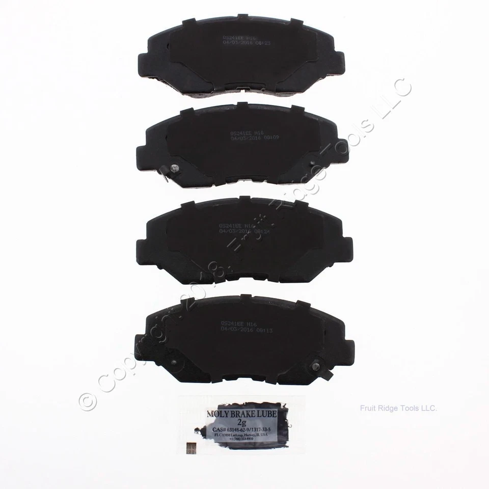 Conjunto de pastilhas de freio a disco Wagner ZX943 dianteiro QuickStop semi-metálico para 2003-08 Pilot - Imagem 1 de 4