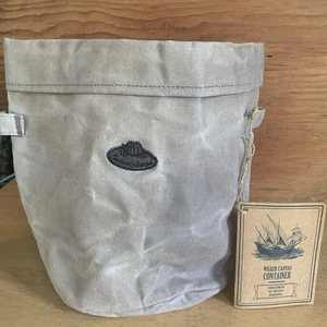Waxed Canvas Container Esschert Design Gardening Holder Tote Sails Recycle Tarp - Picture 1 of 15