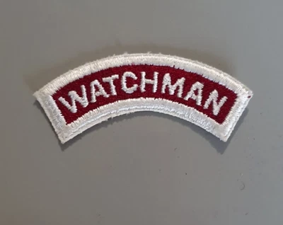 INSIGNE PATCH MILITAIRE  - US ARMY WATCHMAN WWII - Photo 1/2
