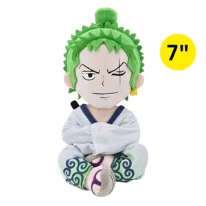 Autentica bambola peluche Toei Animazione Zoro pezzo unico 7" peluche cuscino regalo - Foto 1 di 6