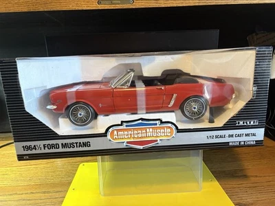 ERTL 1964 1/2 Ford Mustang Convertible 1:12 Diecast Car NIB RARE HTF 25”Long - Image 1 of 4