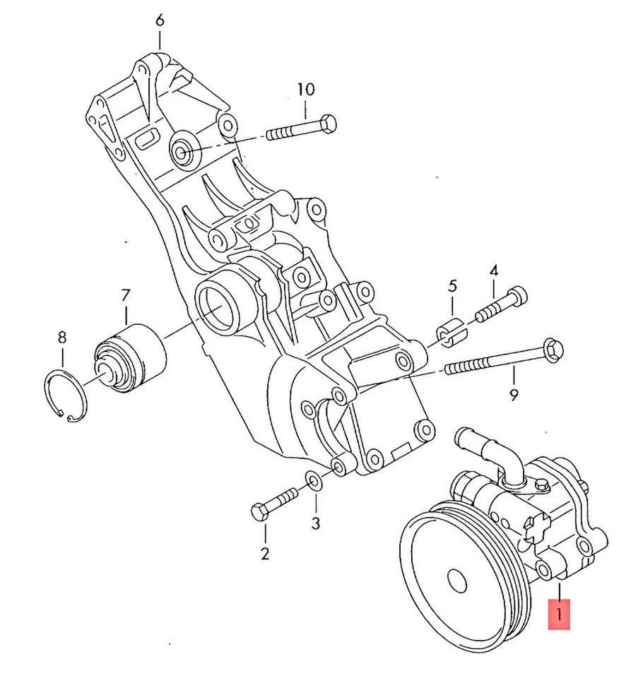 Bomba paletas genuina AUDI A6 Avant S6 quattro A6L 4F 4F2 4Z 4F0145155P Foto 1 de 1