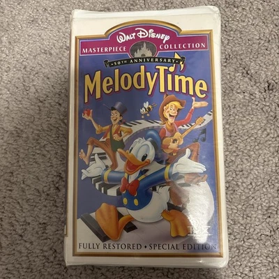 Melody Time VHS Disney Masterpiece Collection Clamshell  - Image 1 of 3