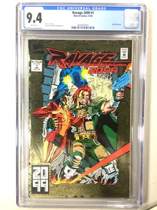 Marvel 1992 | Ravage 2099 #1 | Gold Foil Cover | CGC 9.4 WHITE Pages - Picture 1 of 3