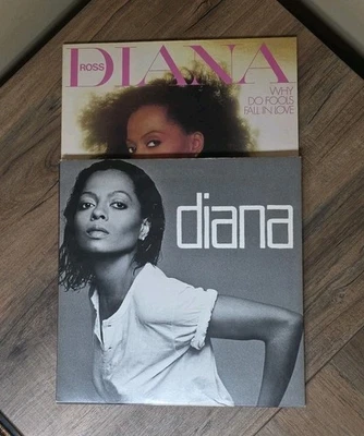 Diana Ross ~ 2 Vinyl LPs ~ Why Do Fools Fall in Love & Diana  w/ Inners VG+/EX - Image 1 of 4