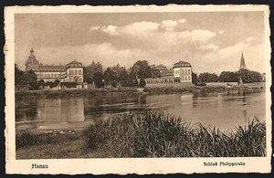 Hanau, Ansichtskarte, Schloss Phlippsruhe 1929  - Picture 1 of 2