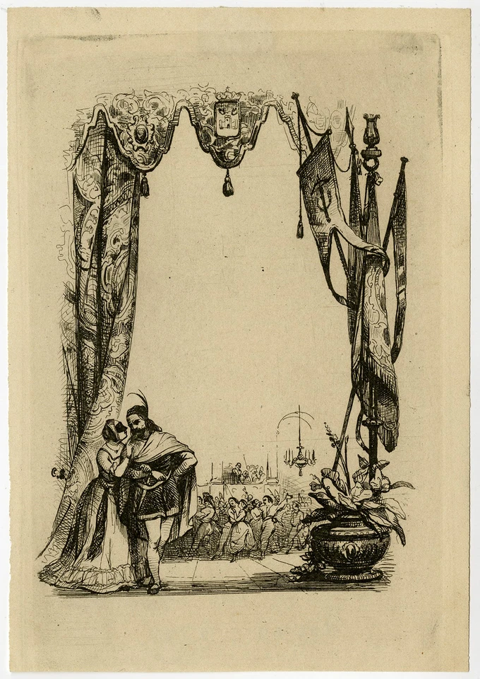 Antigua impresión maestra-GÉNERO-WILLIAM TELL-GUILLAUME TELL-SOCIEDAD-Seghers-1844 Foto 1 de 1