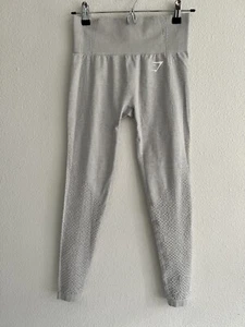 Leggings de compresión Gymshark Vital sin costuras (gris claro jaspeado) talla S - Imagen 1 de 4
