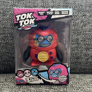 Tok Tok The 3-Voiced Robot - Red Spinning Robot mit Diktiergerät & Wiedergabe - Bild 1 von 14
