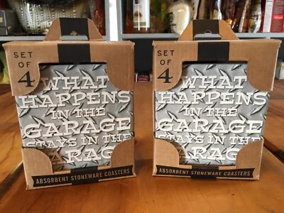 НОВЫЕ абсорбирующие КЕРАМИЧЕСКИЕ ПОДСТАВКИ Carson.  2 коробки. 4 в каждой коробке - Изображение 1 из 4