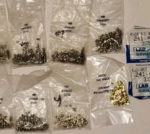 MIXED LOT Kwikset Rekey Kit Pins 3101 3101 3113 83112 3105 bottom pin Top - Picture 1 of 13