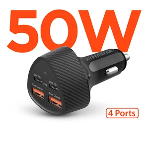 HyperGear Speedboost Quad PD Car Charger for Fast Charging Multiple Devices - Picture 1 of 9