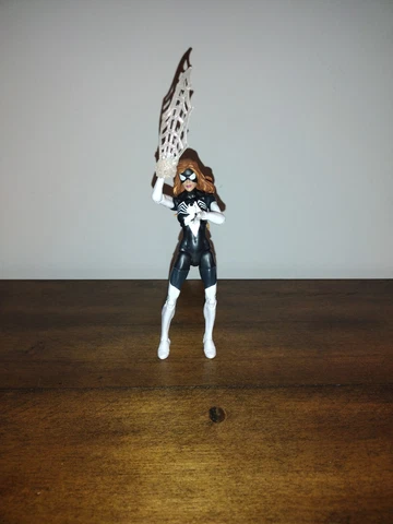 Marvel Legends Molten Man BAF Series SPIDER-WOMAN Action Figure Complete Cover