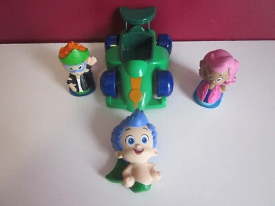 BUBBLE GUPPIES Fintastic Racer, Roll 'n Go Deslizadores Molly Nonny, Bath Squirt Gil Foto 1 de 4