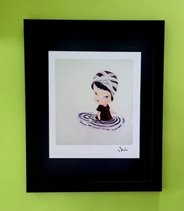 YOSHITOMO NARA | BEAUTIFUL PRINT FROM JAPAN | SIGNED MOUNTED AND FRAMED 14X11IN. - Picture 1 of 3