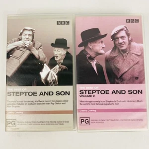 The Best of Steptoe and Son VHS Video Bundle: Volumes 1 & 2 1996 Classic Comedy - Picture 1 of 10
