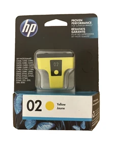Neu Original HP 02 Photosmart Druckerpatrone - Gelb - Bild 1 von 2