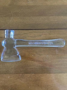 Glas Tomahawk Beil Axt 1893 bis 1910 Washington PA Weltausstellung - Bild 1 von 7