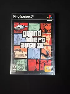Grand Theft Auto lll GTA 3 (Playstation 2 PS2, 2001) Black Label - Bild 1 von 3