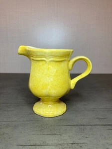 CREAMER Country Charm, Solid Yellow, Corn Silk by MIKASA 1975-1976 - 4 inch 8oz - Picture 1 of 7
