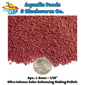 Ultra Intense Color Enhancing SINKING Pellets, ALL Cichlids. Apx 1.8 mm - Picture 1 of 4
