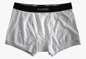 TOM FORD White COTTON MODAL Stretch Boxer Brief Size S - Picture 1 of 6