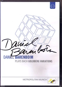 DVD Daniel BARENBOIM Signiert BACH Goldberg Variations 1992 Autograph Autogramm - Picture 1 of 1