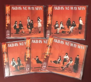 AKB48 54th Single NO WAY MAN 2018 SET Taiwan 5-CD+5-DVD (Type -A+B+C+D+E) - Picture 1 of 2