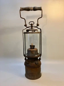 Friemann & Wolf Lampa ognioodporna / Acetylen Lampa ręczna / Lampa z węglika spiekanego / około 1920 roku - Zdjęcie 1 z 23