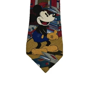 Mens Vintage Disney Rare Mickey Mouse & Co Tie By John & Lois - Picture 1 of 4