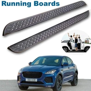 2PCS Running Boards Fits for Jaguar E-Pace 2017-2025 Nerf Bars Side Steps - Picture 1 of 7