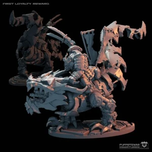 Orkaz Samurai Beast Rider/3D Print/Unpainted/Unassembled - Picture 1 of 1