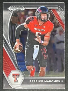 PATRICK MAHOMES 2021 Panini Prizm Draft Picks Base #7 | Texas Tech Chiefs - Imagen 1 de 2