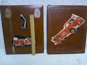 2 big scrapbooks 1965 1966 FIRE TRUCKS and FIRES in DAILY NEWS NY NJ Vintage - Picture 1 of 16