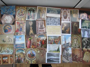 37 Vintage Collector Postcards Job Lot - Art, Historical, Architecture, Religion - Picture 1 of 8