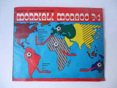 ALBUM FIGURINE CALCIO MONACO 1974 MONDIALI COMPLETO Radiocorriere TV football - Immagine 1 di 4