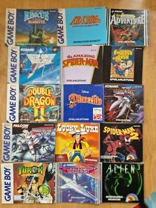 GAMEBOY SPIEL ANLEITUNGEN / INSTRUCTIOS / zum AUSSUCHEN / PAKET 2 - Picture 1 of 166
