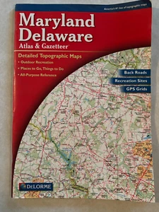 DeLorme Atlas & Gazetteer: MARYLAND DELAWARE Topographische Karten, 2004, 4. Auflage - Bild 1 von 3