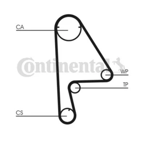 ContiTech Timing Belt Kit Set - Part No: CT863K1 - 104 Teeth - EO Quality - Picture 1 of 5