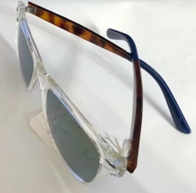 Gafas de sol Unknow de cristal con marco de tortuga 54-19-145 B:43 gris verde lentes Foto 1 de 4