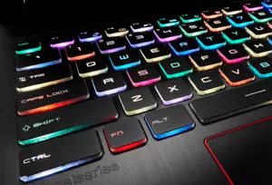Para MSI GP65 Leopard 10SEK 9SD 10SDK Teclado Color Retroiluminado Ruso RU Cristal - Imagen 1 de 3