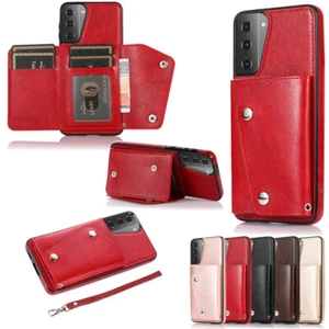 For Samsung Galaxy A52 A71 A51 A12 A72 A10 A32 5G Leather Flip Wallet Case Cover - Picture 1 of 12