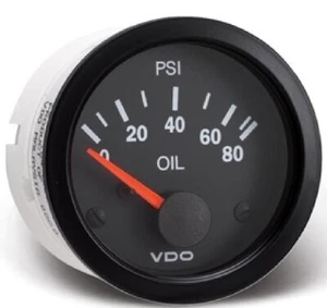 Manómetro de presión de aceite VDO 350-104 Vision Series 80 PSI en stock, ¡no durará mucho!! - Imagen 1 de 1