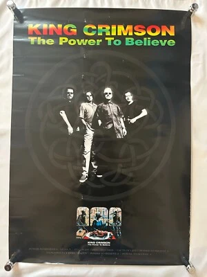 Póster promocional original de King Crimson / The Power To Believe 2003 Japón 20x28 pulgadas Foto 1 de 4